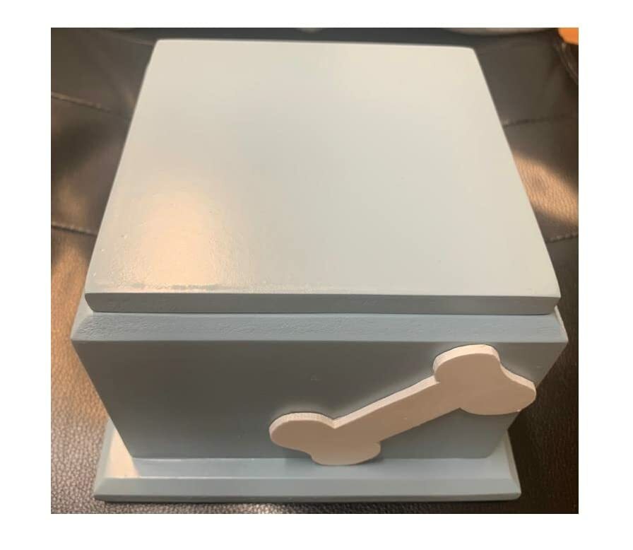 Made in Mexico Azul Urna Mascota Madera Pet Perfect Memorials Blue Wooden Ash…