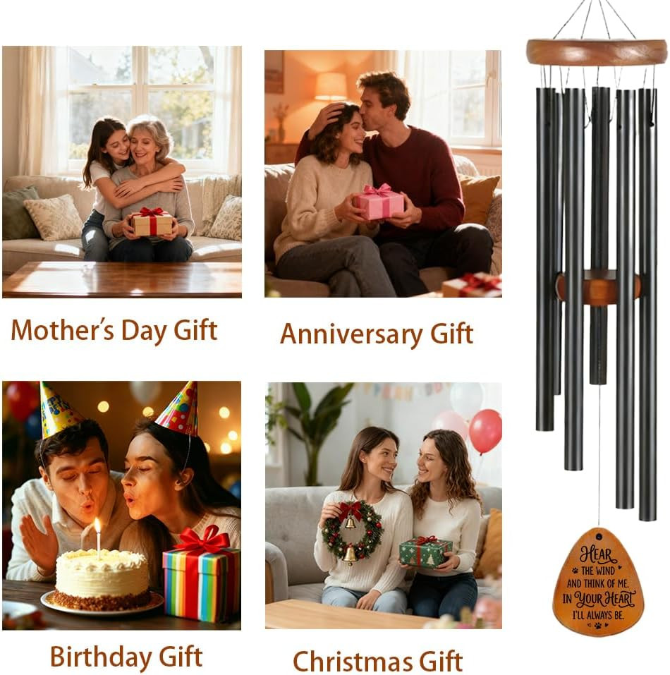 Pet Memorial Wind Chimes, Sympathy Gifts for Loss of Pets, Pet Bereavement Wind