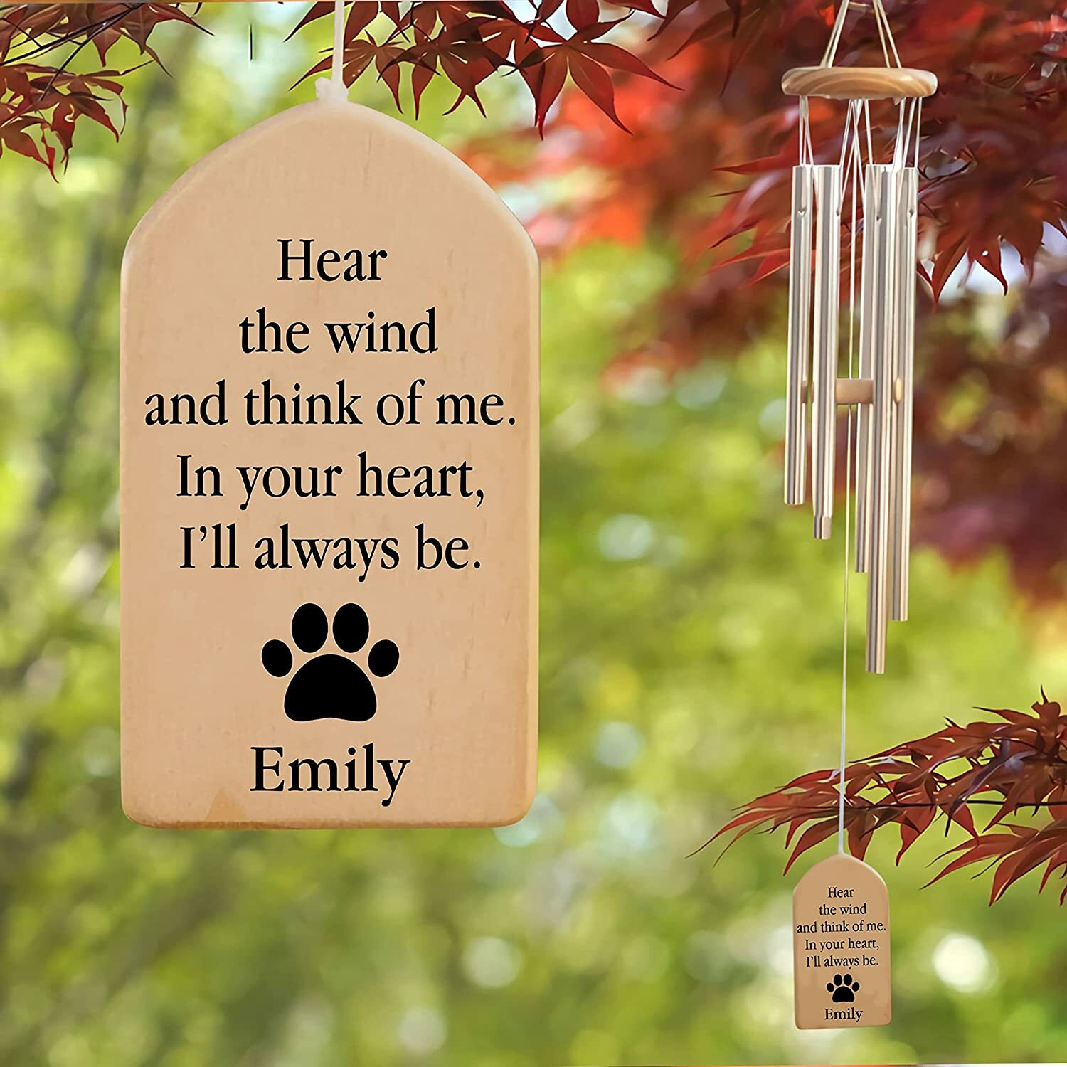 Personalized Pet Memorial Wind Chime Pet Loss Memorial Gift Loss Of Dog Gifts
