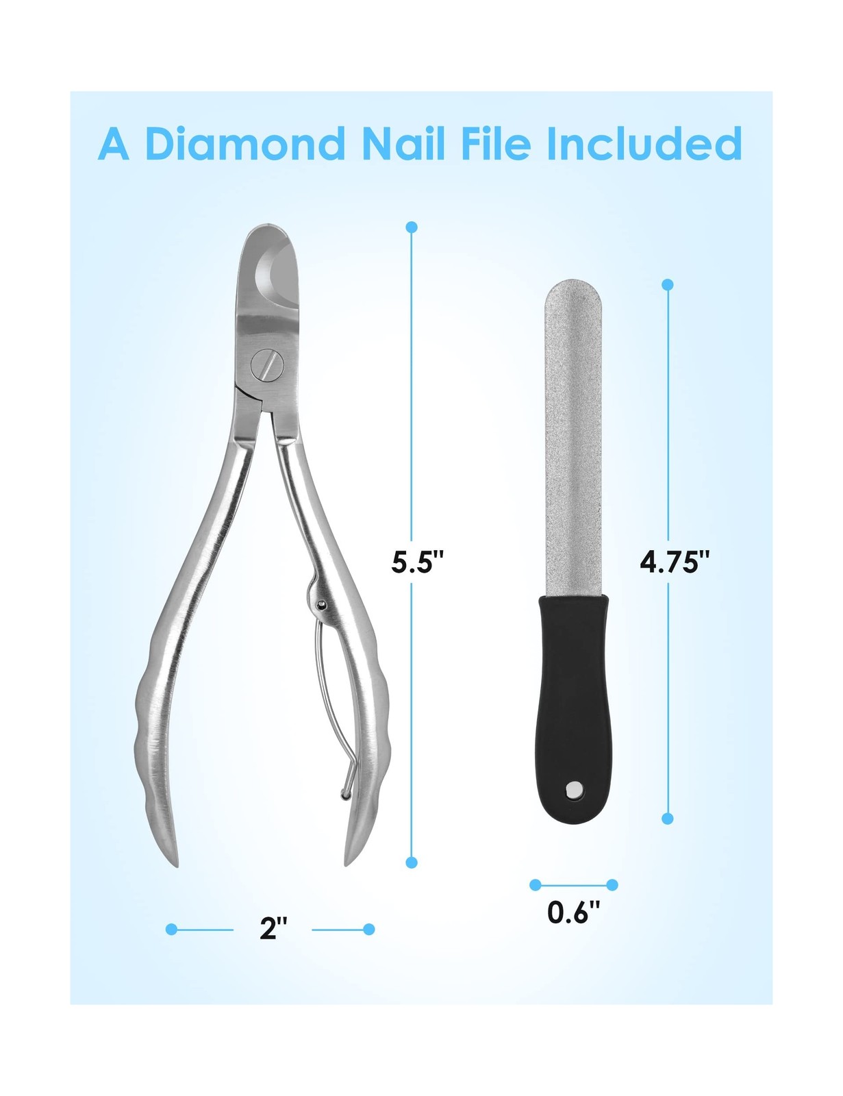 Gobeigo Upgrade Wide Open Dog Nail Clippers for Large Dogs Cut … USA FAST SHIP