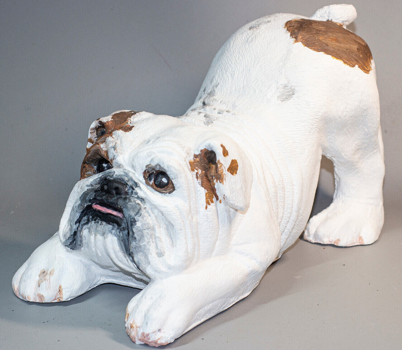 Unique English Bulldog Urn Dog Ashes Pet Memorial Keepsake Animal Grave Ornament