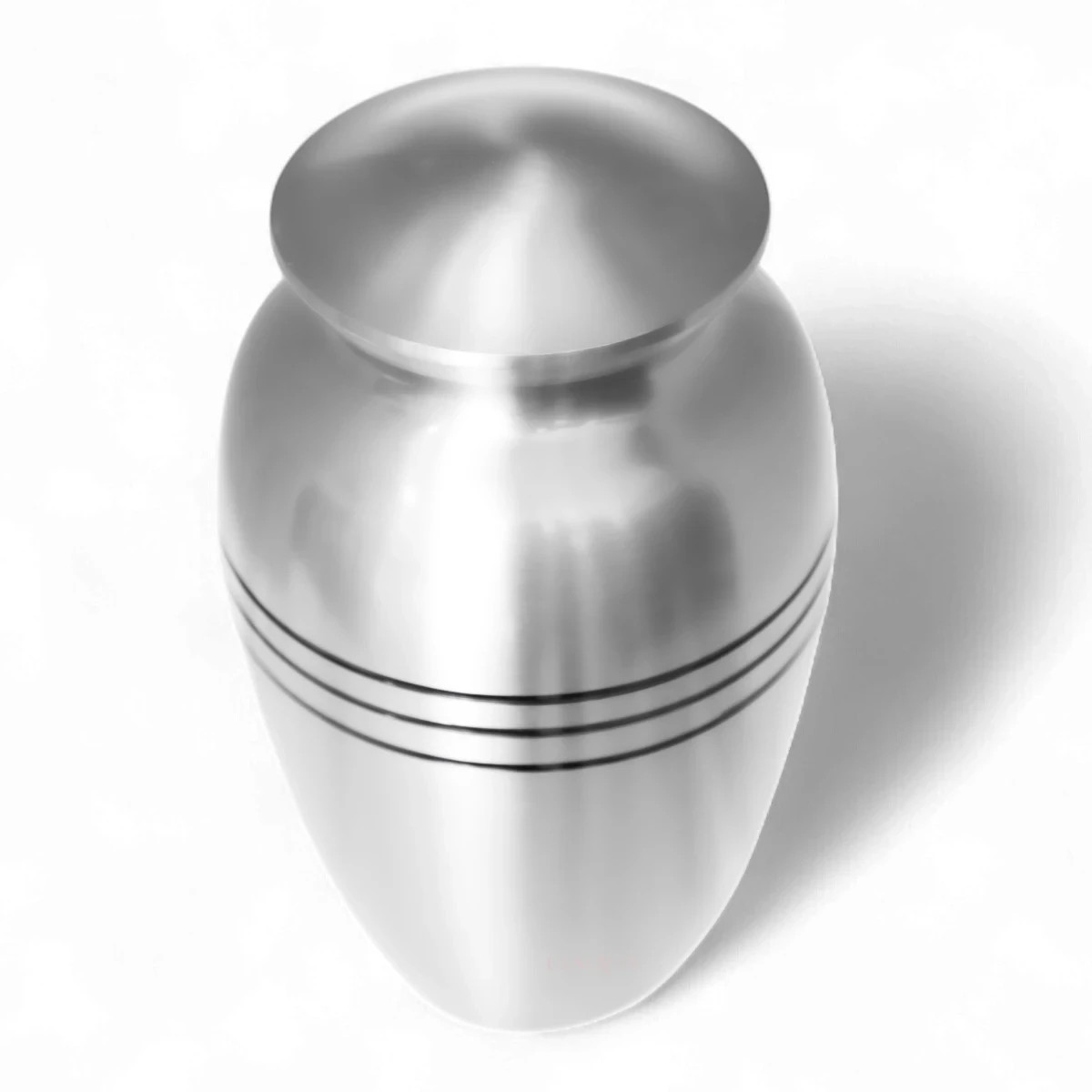 Lineage Lumina Silver Cremation Urn for Ashes