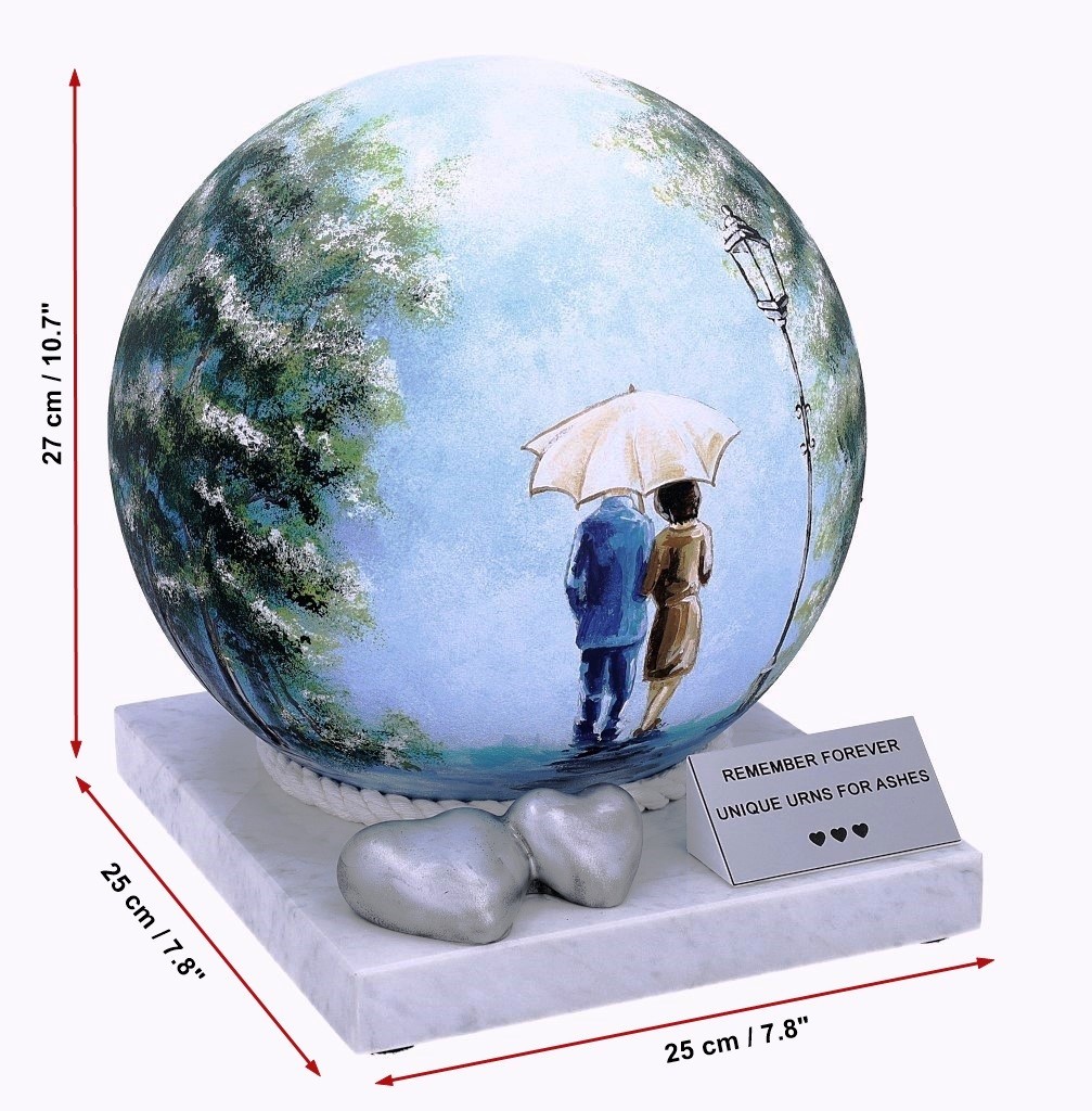 Double Urn For Ashes Companion Urn For Two People Cremation Urn Large Size Urn