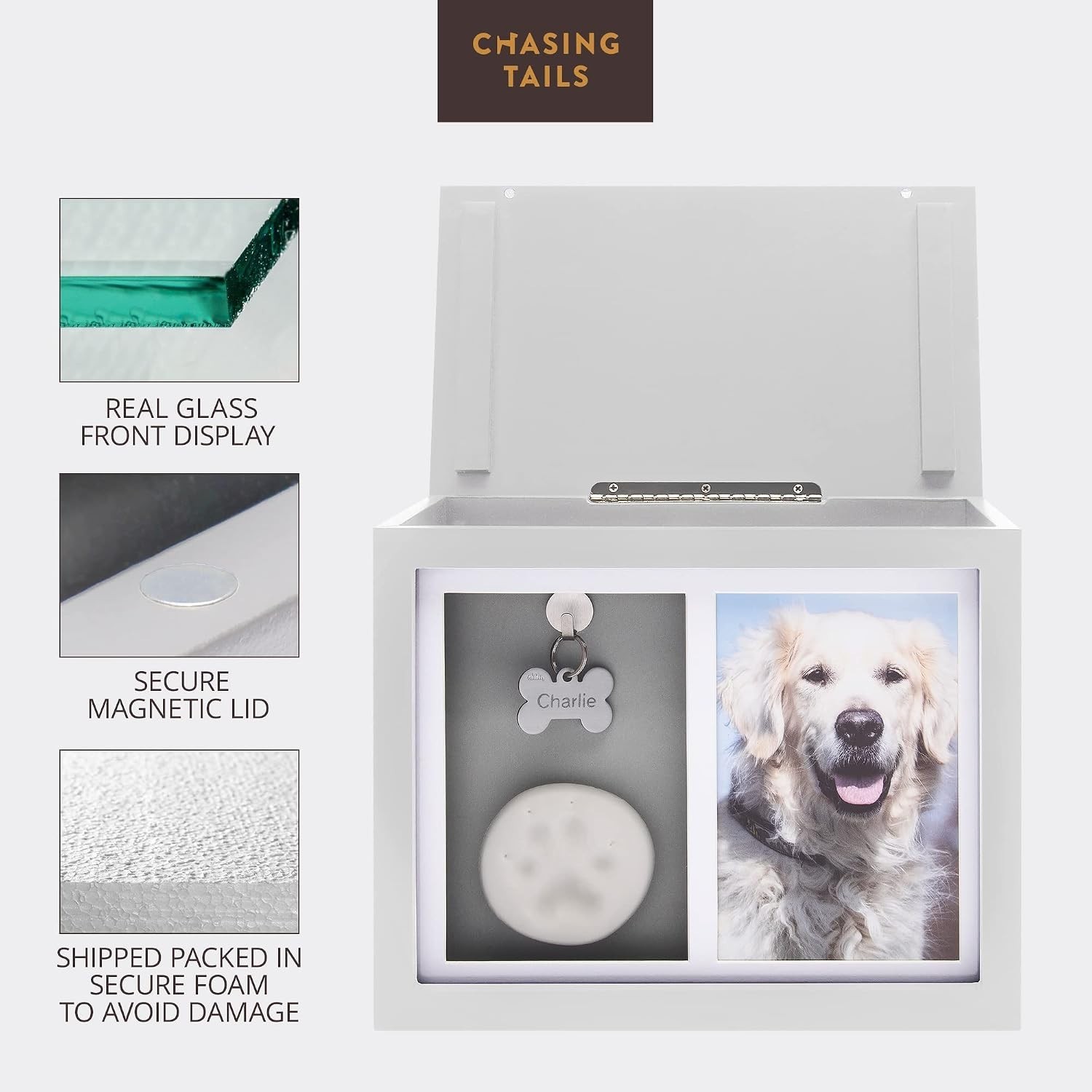 Pet Urns for Dogs – Dog Urns for Ashes, Suitable for All Pets – Includes Paw …