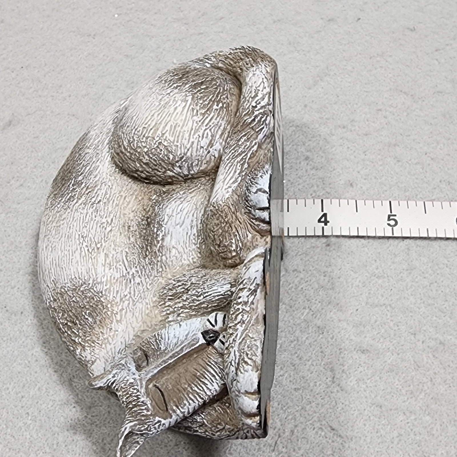 Sleeping Cat Figurine Commemorate Pet Tribute Memorial Statue Marsha McCarhty