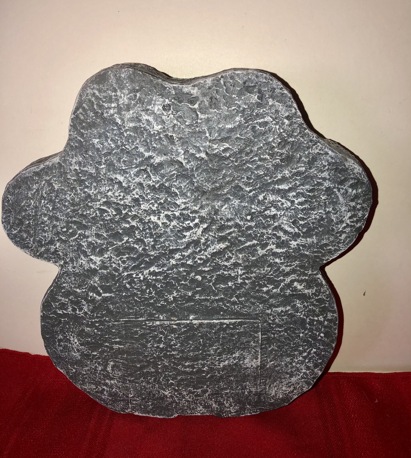 DOG/ CAT PAW PRINT SHAPED PET MEMORIAL INSERT PHOTO HAS LOVING POEM SENTIMENT