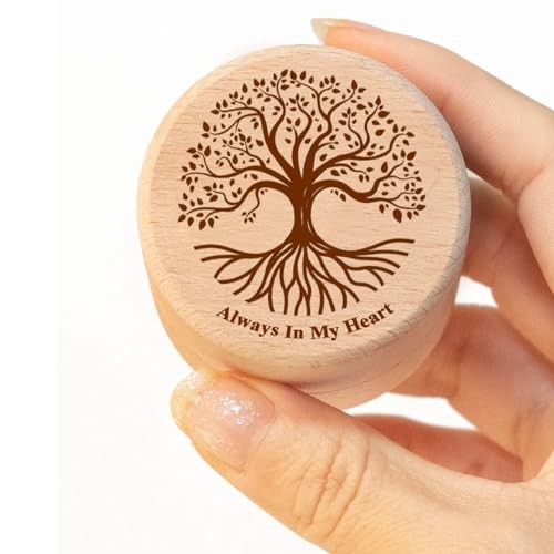 Small Wood Urn for Human Ashes Wooden Box Urns for Ashes – Tree of Life