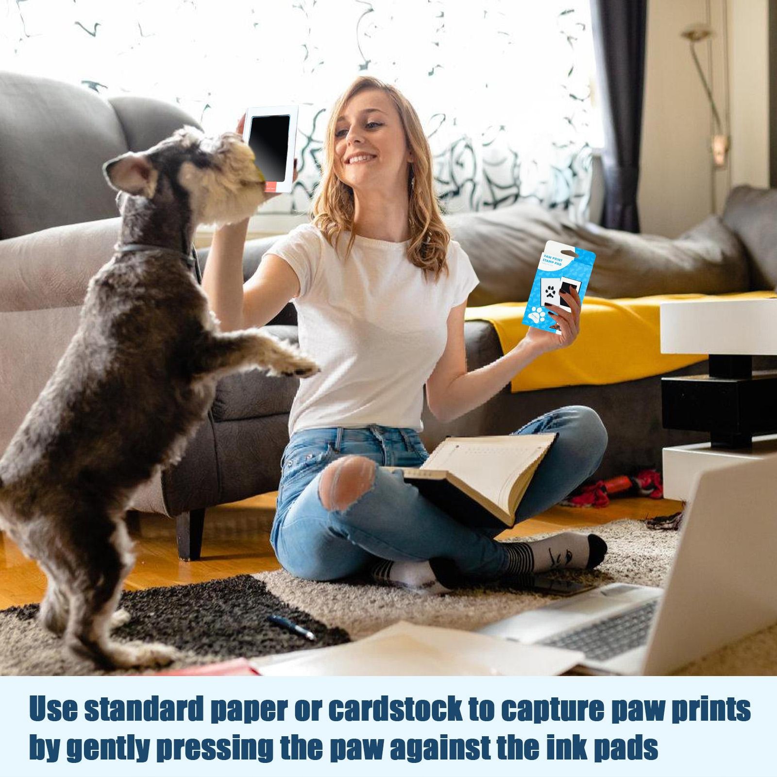 Pet Paw Print Kit – Paw Print Pad – Non Toxic Ink Pad for Pets – Cats and Dogs