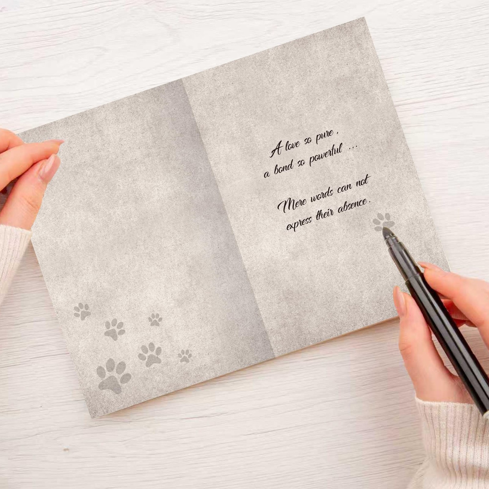 Pet Sympathy Card for Dog Cat,Loss of Dog Cat Sympathy Gift,Pets Memorial Gif…