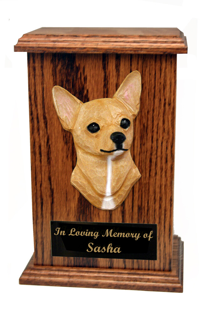 Chihuahua Short Hair Memorial Urn