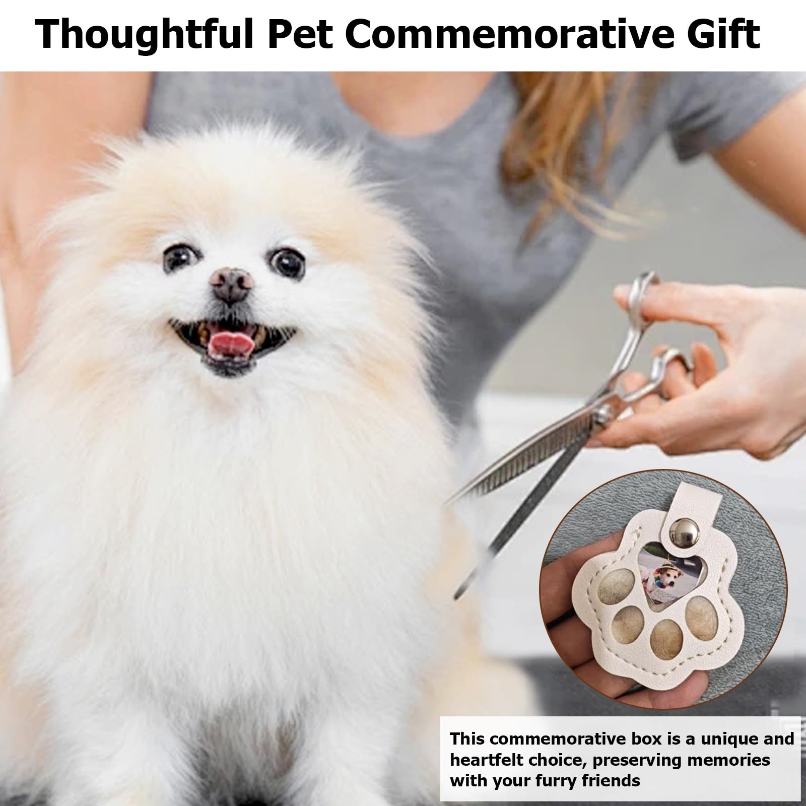 Personalized Pet Hair Keepsake for Dog, Pets Hair Storage Pouch Fur Memorial …