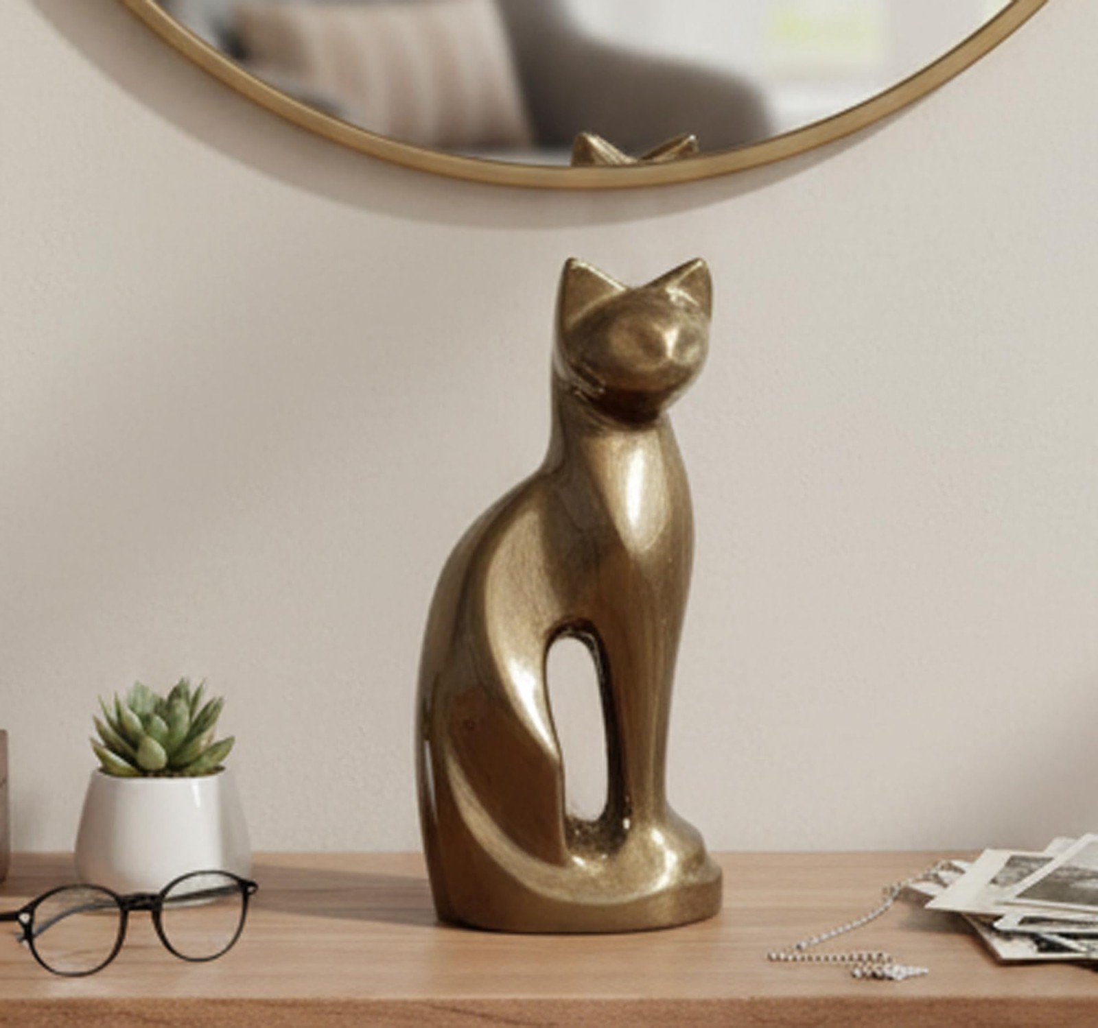 Esplanade Cremation Urn Container Jar Pot Cat Shape Urn –