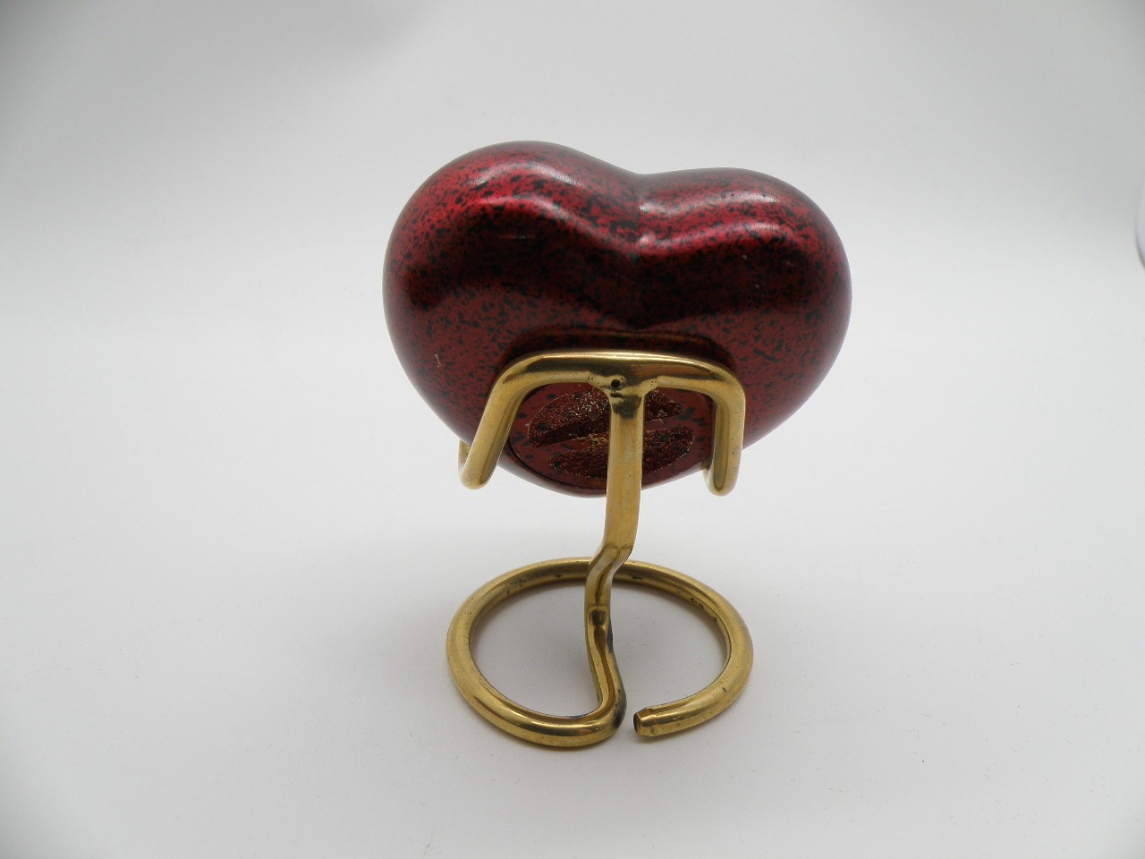 Red Heart Cremation Mini Urn Keepsake Velvet Box Memorial Ashes Holder Sigma