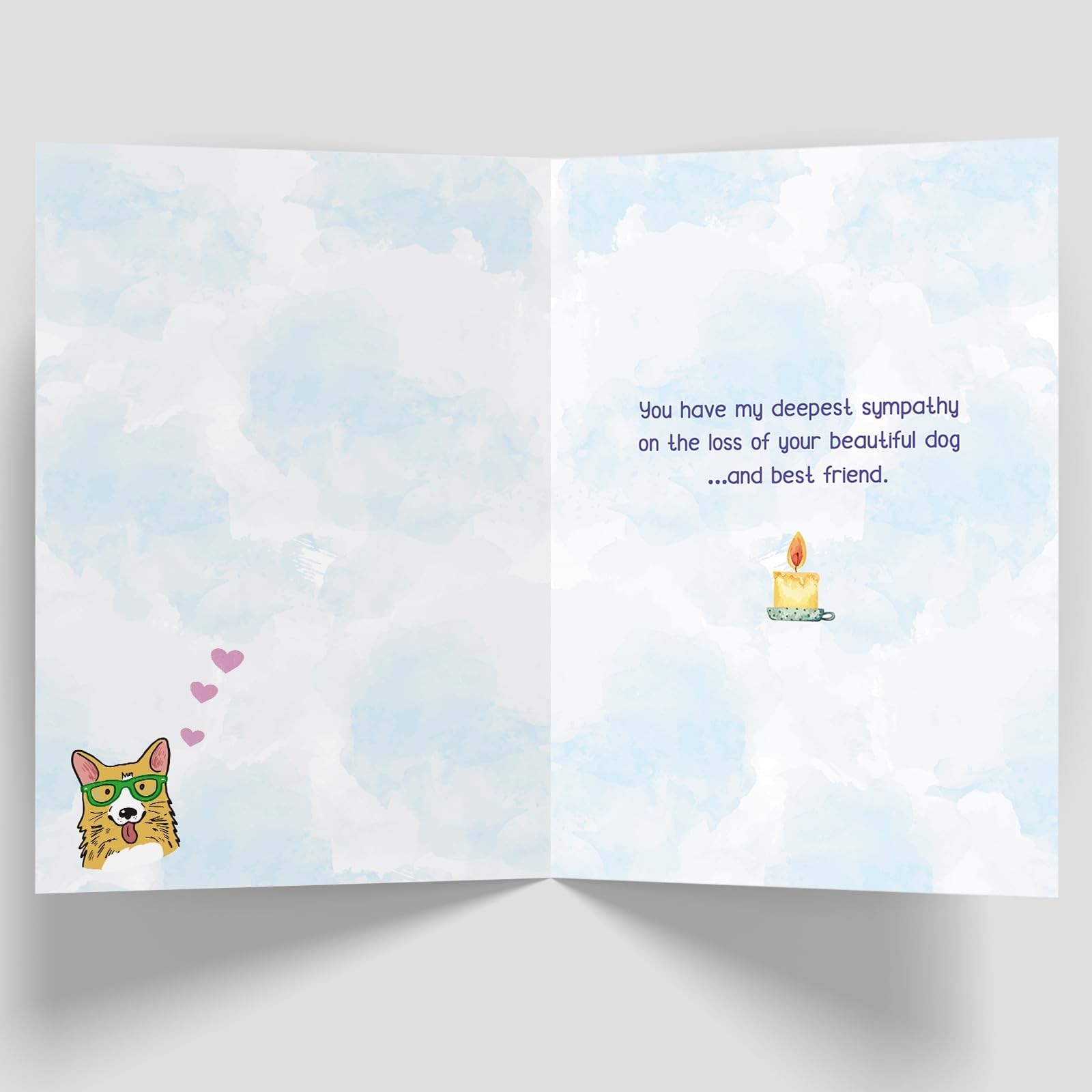 Dog Sympathy Card for Dog Mom, Sympathy Card for Loss of Pet, Pet Sympathy Ca…