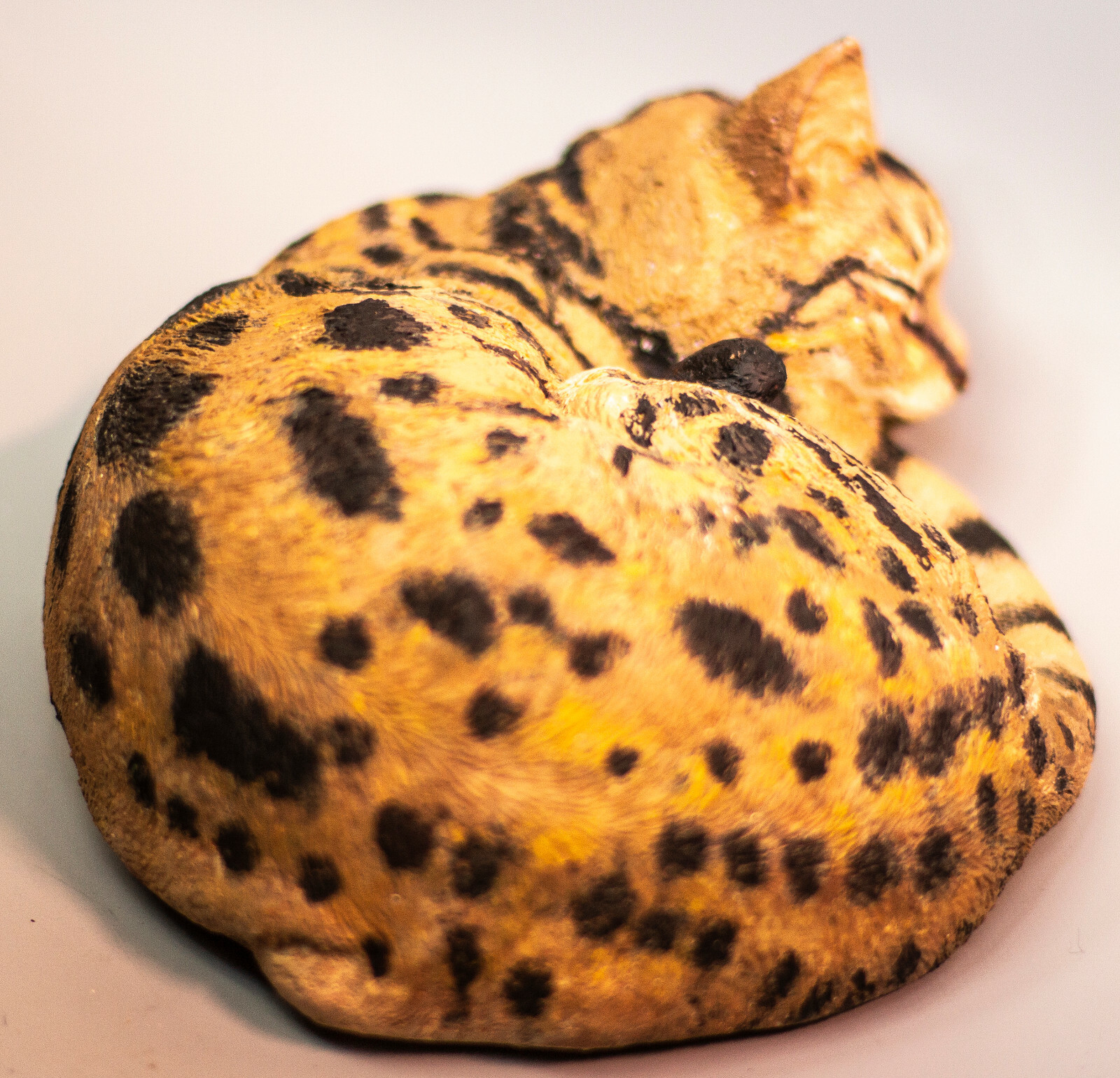 Bengal Cat Cremation Urn Ashes Memorial Pet Loss Grave Statue Keepsake Realistic