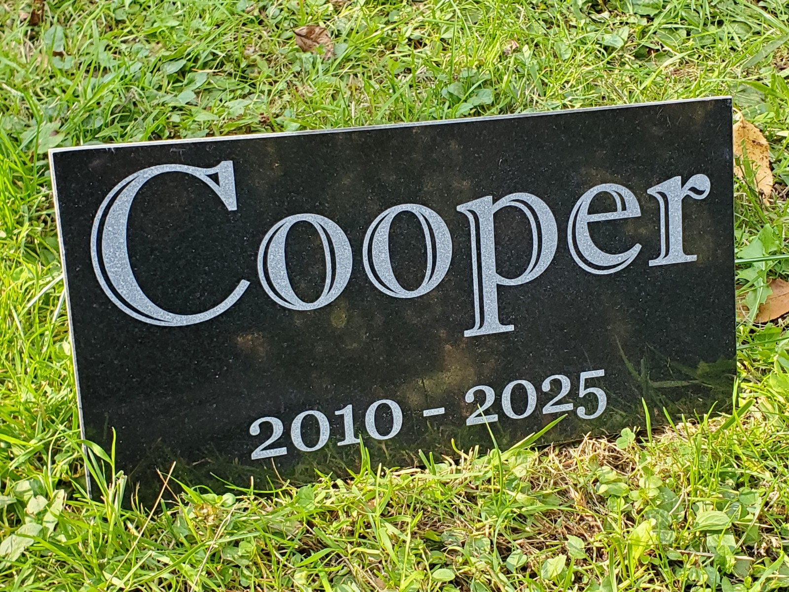Loved One Memorial Grave Marker Headstone Garden Granite Stone Plaque Loss t17