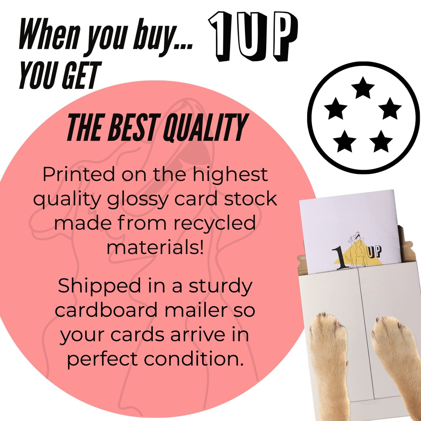 Dog Sympathy Card | Your Purchase Helps Animals In Need | 5”x7.5” |