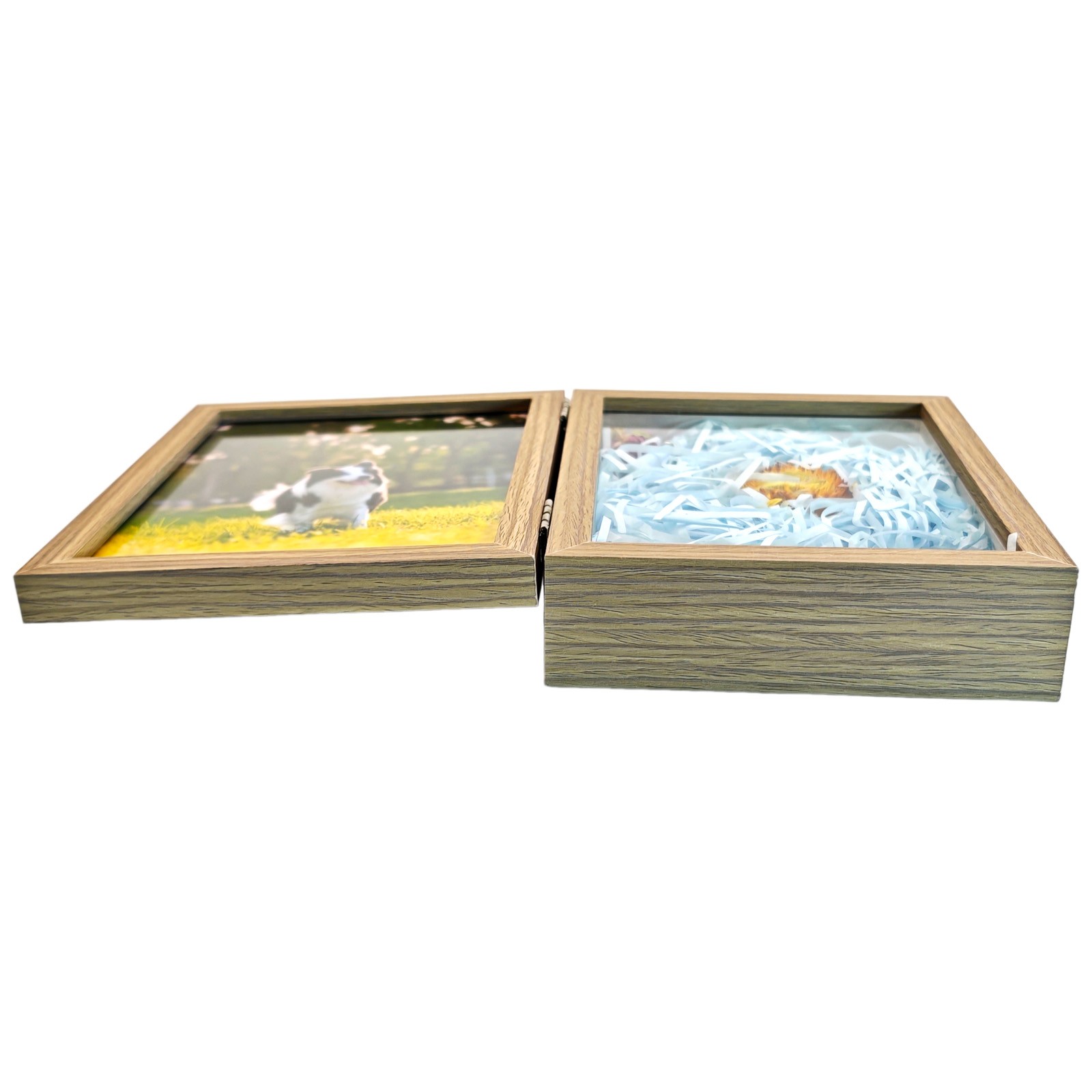 5×7 Pet Memorial Shadow Box for Dog & Cat Pet Loss Gift Keepsake Photo Frame