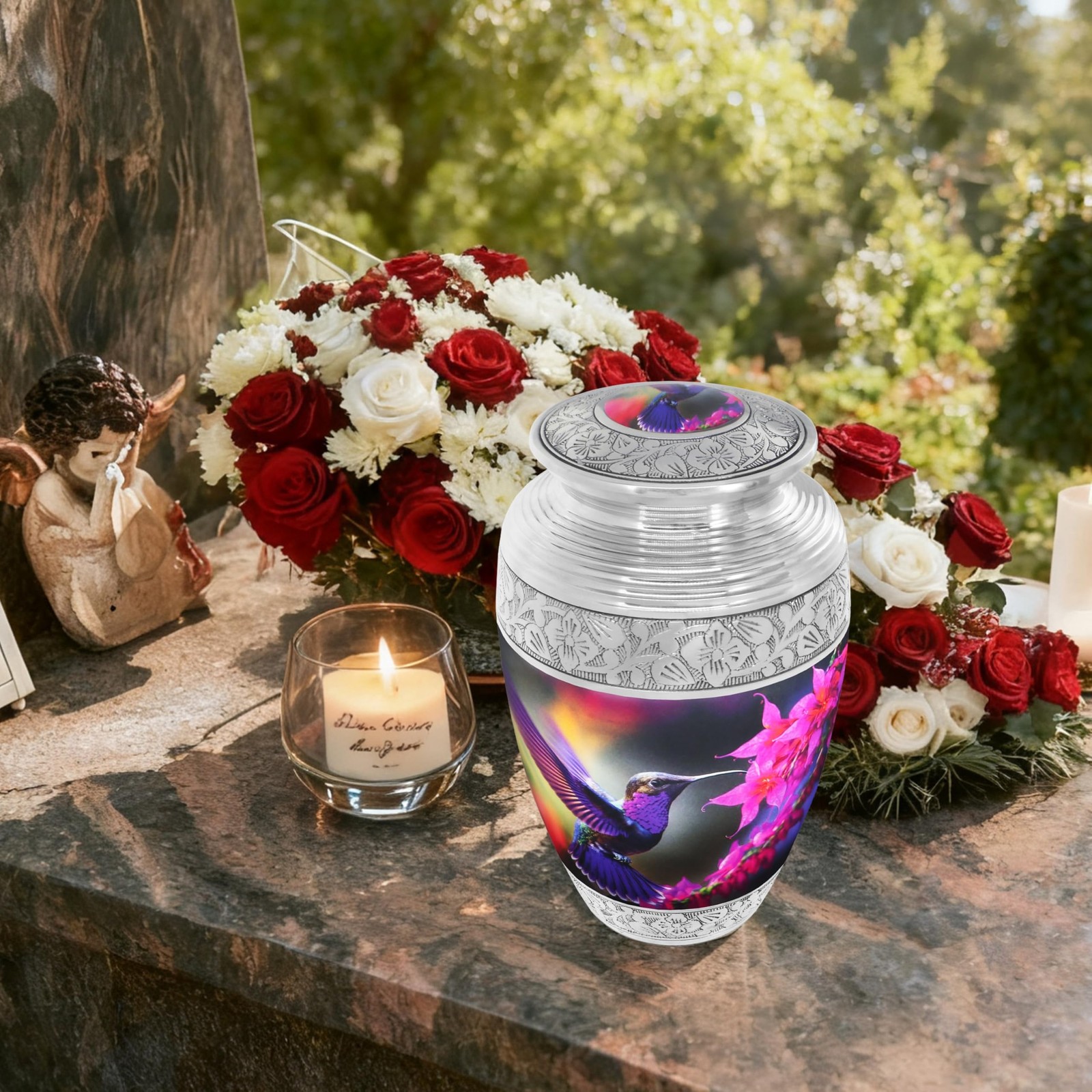 Urn for Ashes for Women & Men, Cremation Urns for Human Ashes Adult Female & …