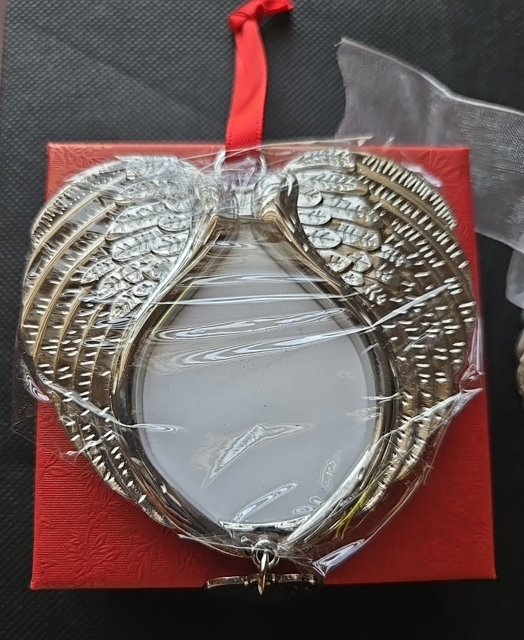Pet Christmas Ornament Angel Wing Memorial Sympathy Gift Rainbow Bridge Gift X 2