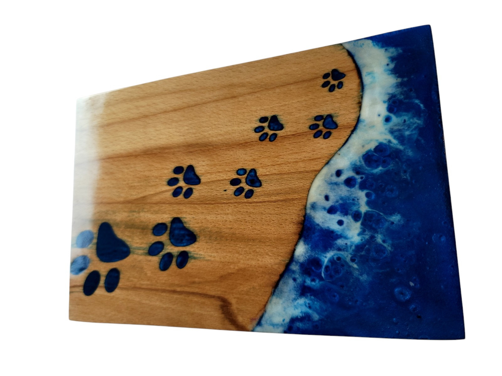 Pet urns for Dogs Wood and Resin art Box 9 inch length 6 inch Breadth 3 Height