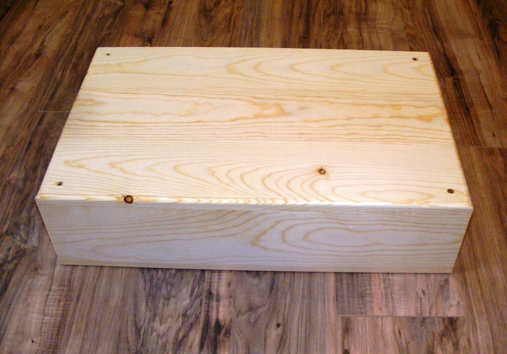 Pet Coffin Casket for Dogs or Cats 24 x 15 x 6 Pine Box
