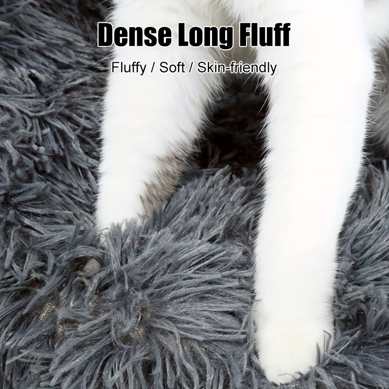 Non-Slip Dog Or Cat Beds Multiple Sizes, Calming Pet Beds For Indoor Cat Kennel