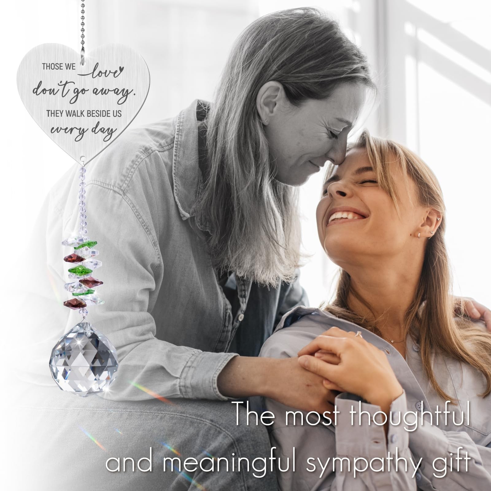 Memorial Crystal Suncatcher,Sympathy Gifts for Loss of Loved One,Bereavement …