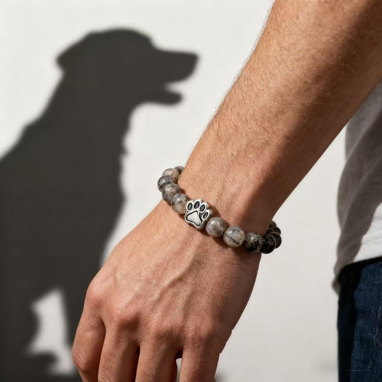 Cat Dog Memorial Gifts for Loss of Dog Cat Bracelet Pet Loss Gift Women Men |…