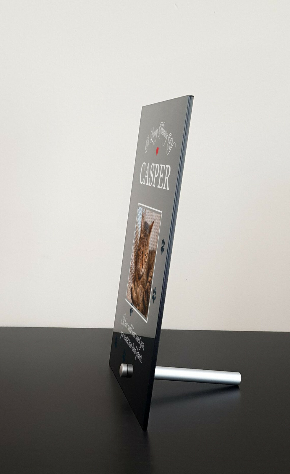 Personalised Pet loss Memorial Photo Plaque Dog Cat Horse Keepsake Gift