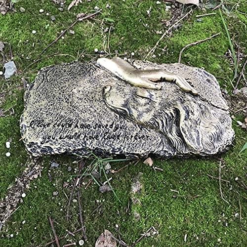 Garden Stepping Stone, Dog Pet Memorial Stones, Loss of Pet Gift – 10 inch L x