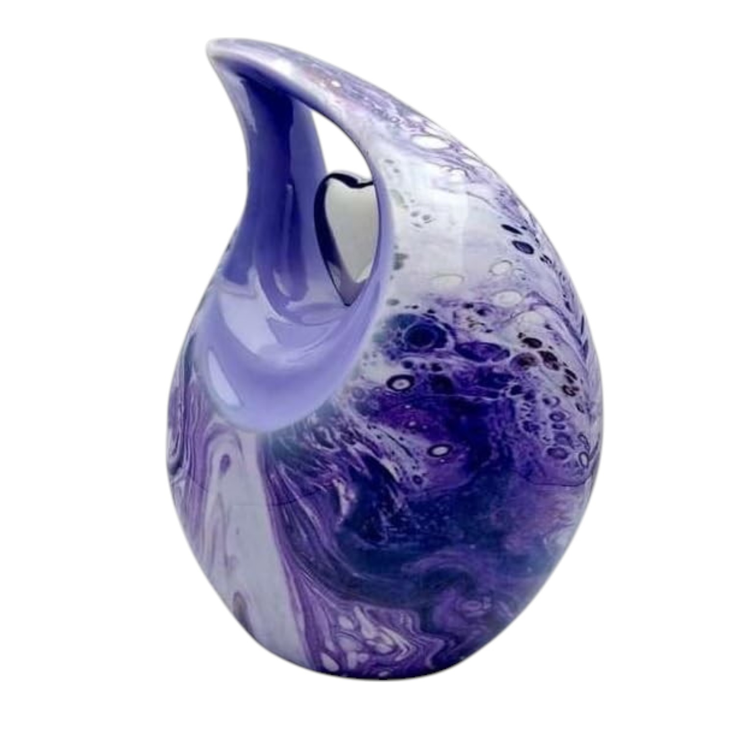 10” Teardrop Urn for Human Ashes for Adult Memorial Ashes Urns Men & Women