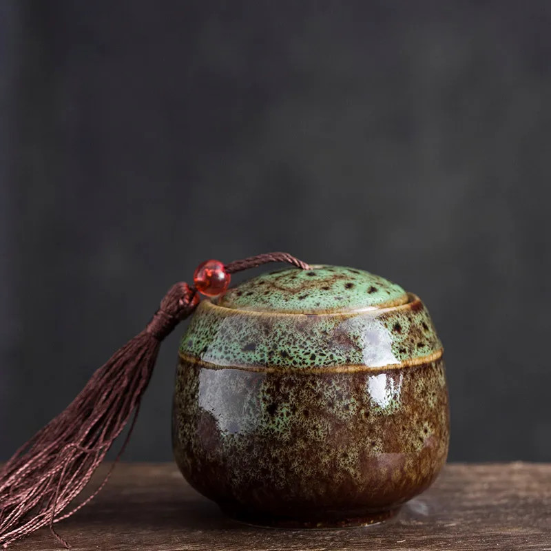 Elegant Mini Ceramic Pet Cremation Urn – 70ml Memorial Keepsake Container