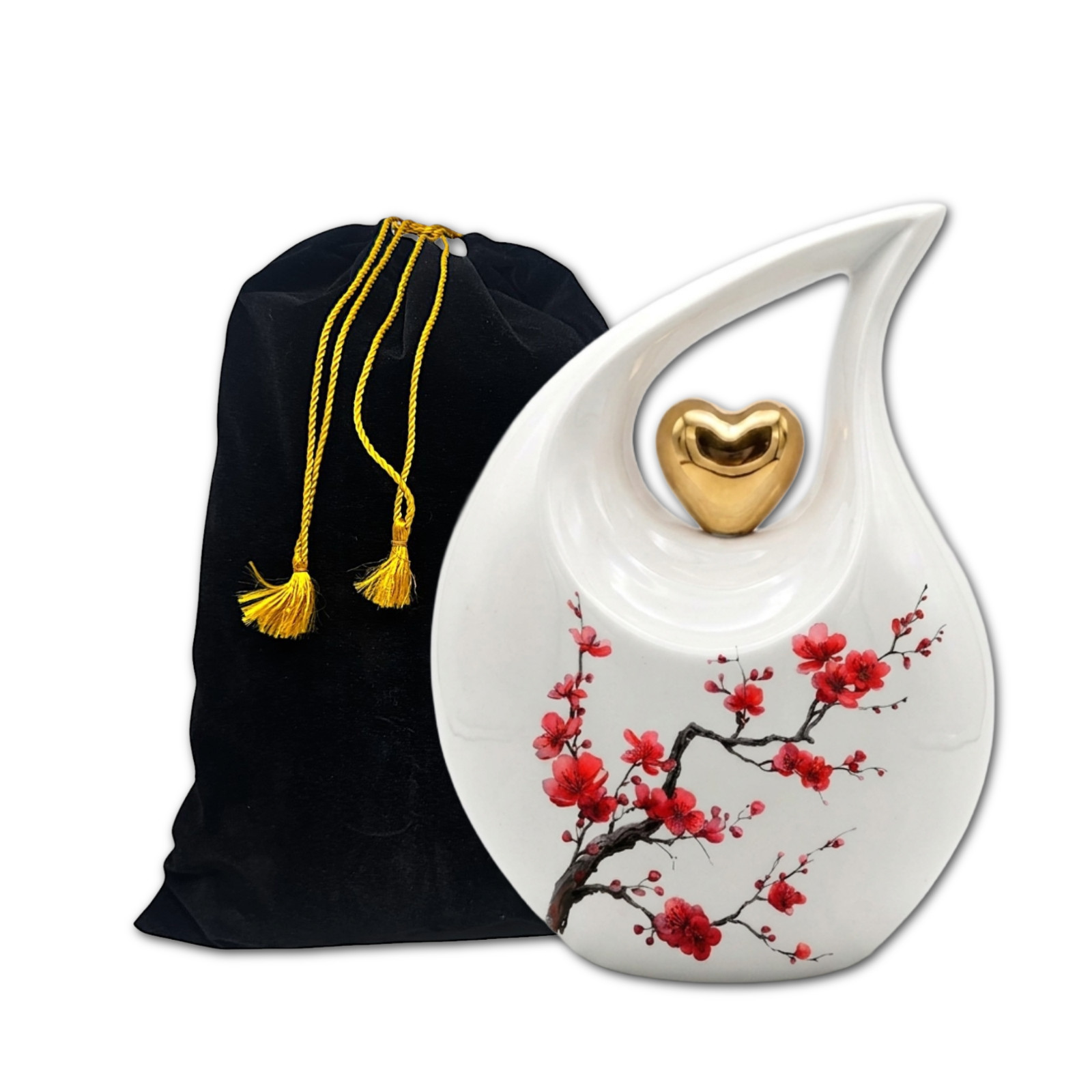 Teardrop Cremation Urn Adult Ashes – 200 Cu In Memorial – for Male & Female
