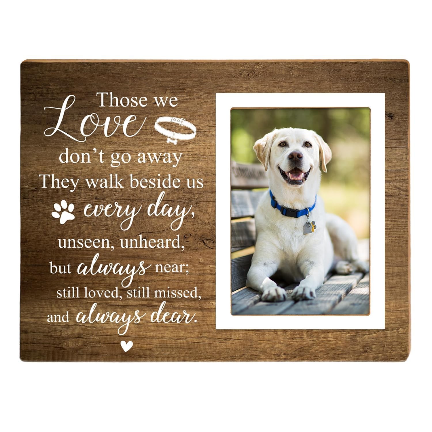 Memorial Picture Frame, Pet Picture Frame, Sympathy Gifts for Loss of Loved P