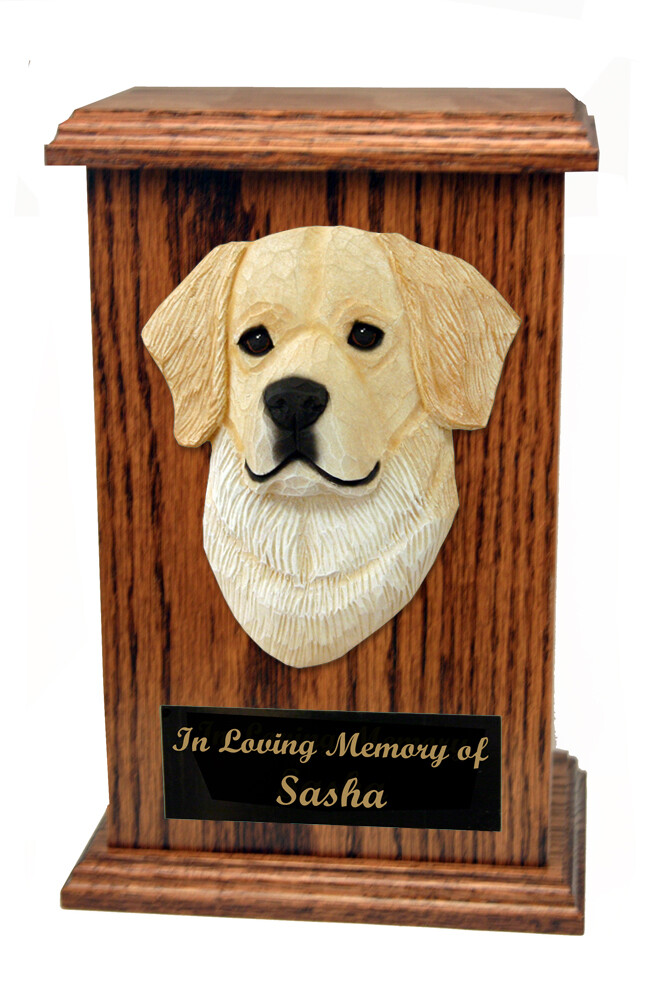 Golden Retriever Memorial Urn