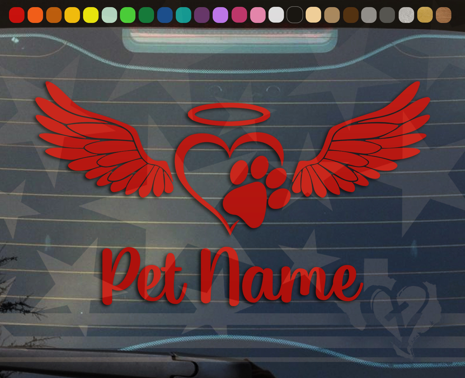 Pet Memorial | In loving Memory of Your Pet | Pet In Memory Vinyl Decal