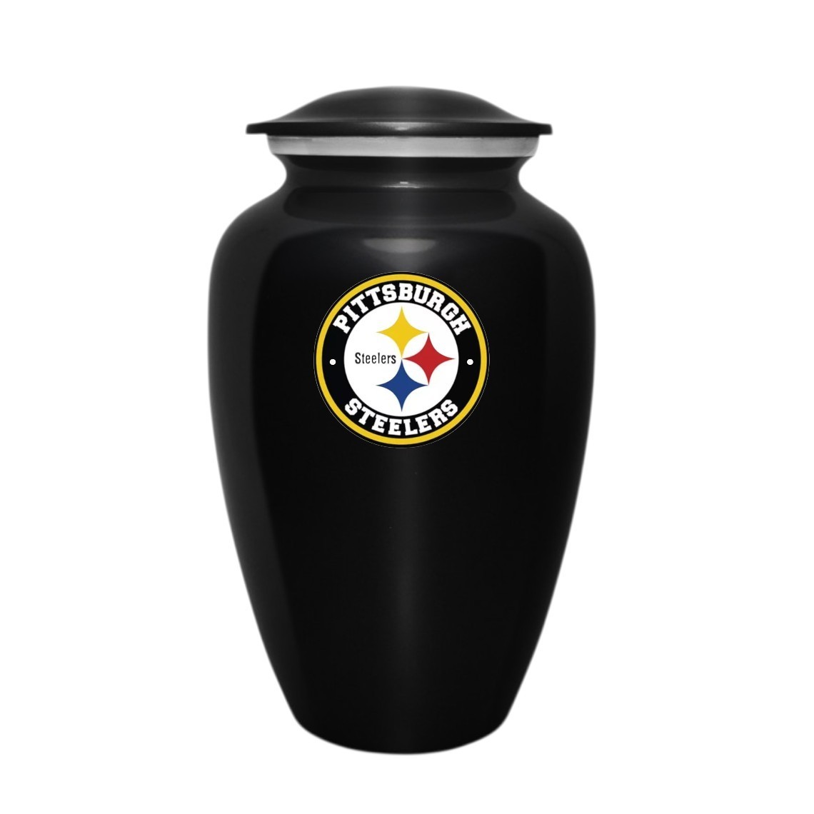 Custom Pittsburgh Steelers Football Theme Cremation Funeral Memorial Ashes Urn