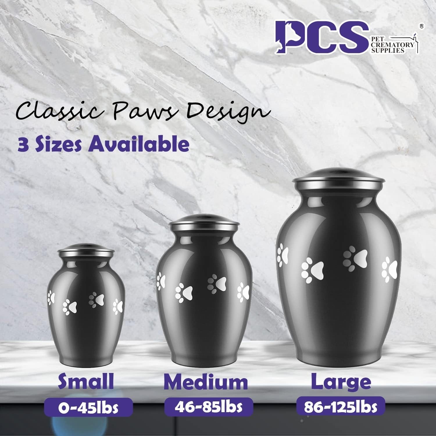 PCS Pet Memorial Cremation Urns for Dogs and Cats Ashes, Dog Keepsake Urns fo…