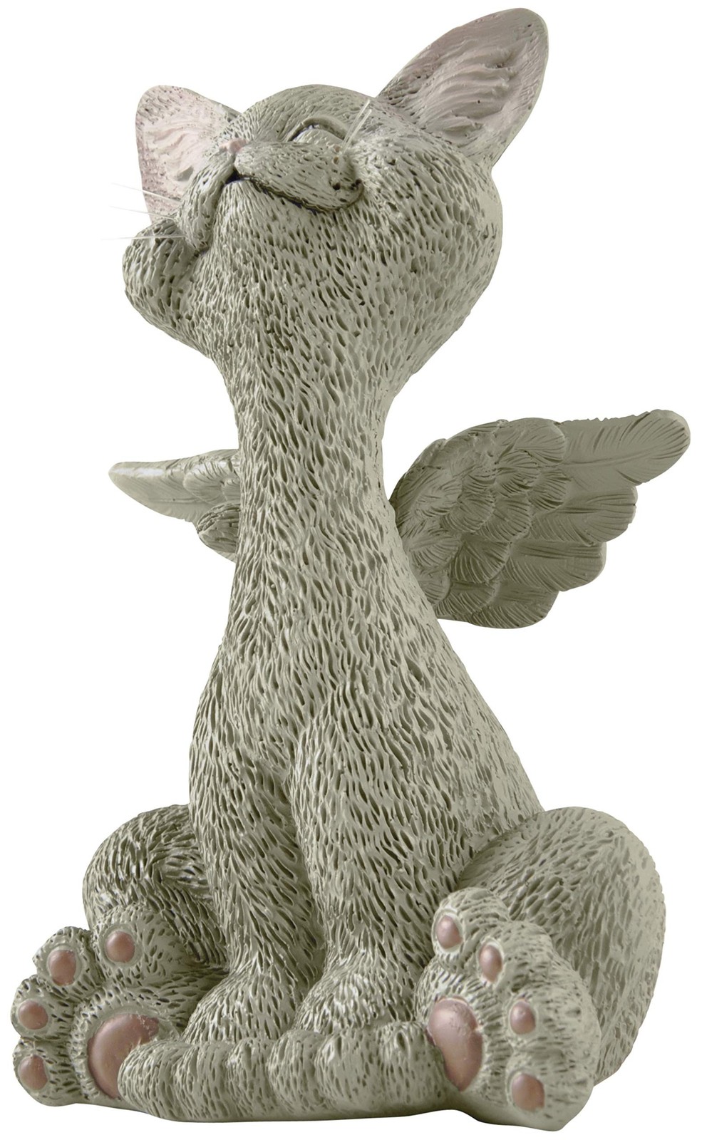 5″ Bereavement Cat Angel Figurine – Resin Memorial Kitty Statue with Wings