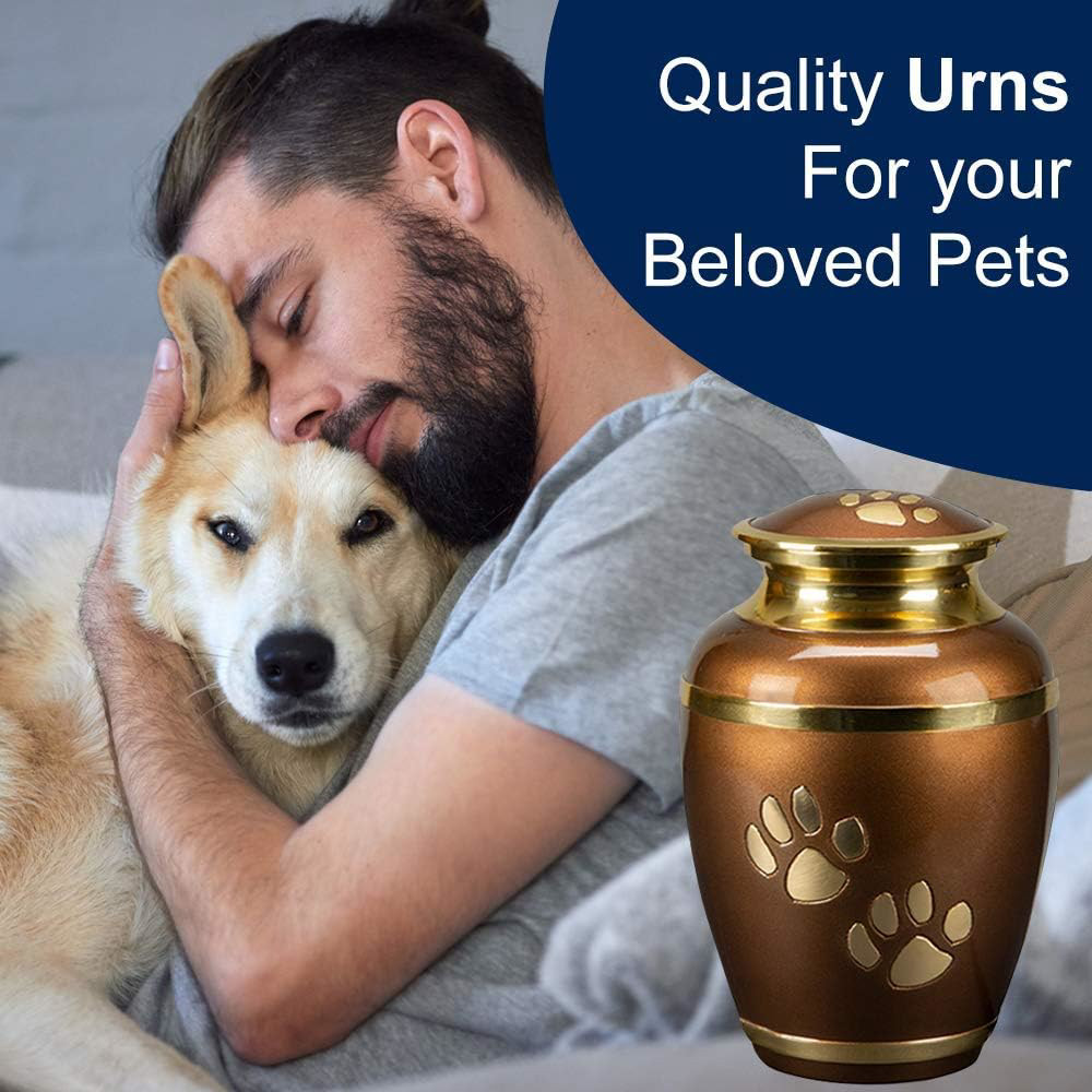 Trupoint Memorials Small Pet Urn for Dogs and Cats Ashes – A Loving Resting Pla