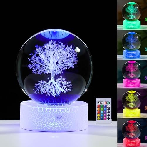3D Tree of Life Gifts for Women – Crystals Ball Tree of Life 80mm-tree of life