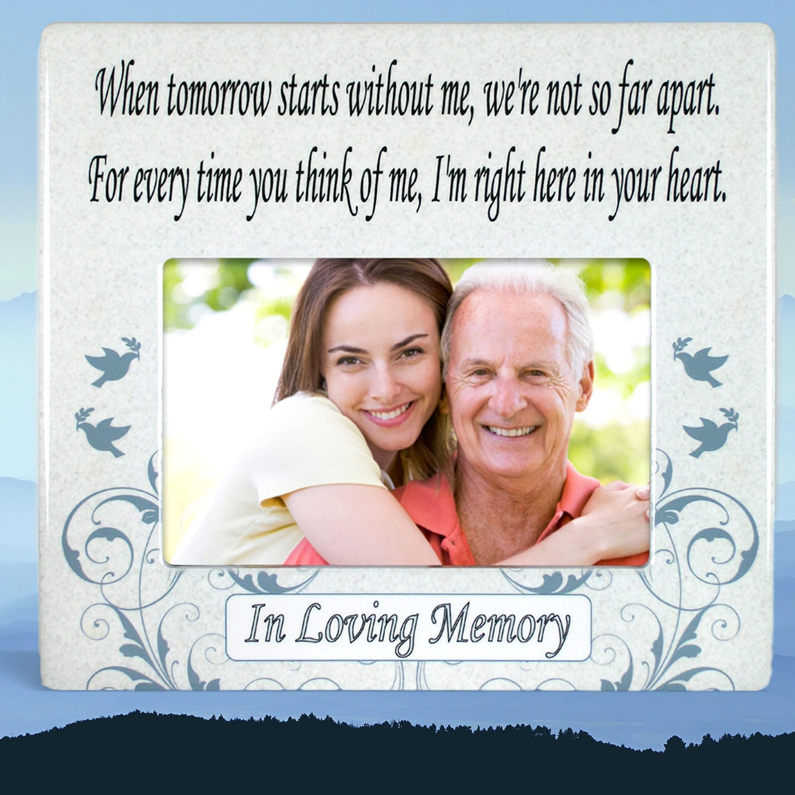 Memorial Picture Frame – “When Tomorrow Starts Without Me ” – Tribute to the …