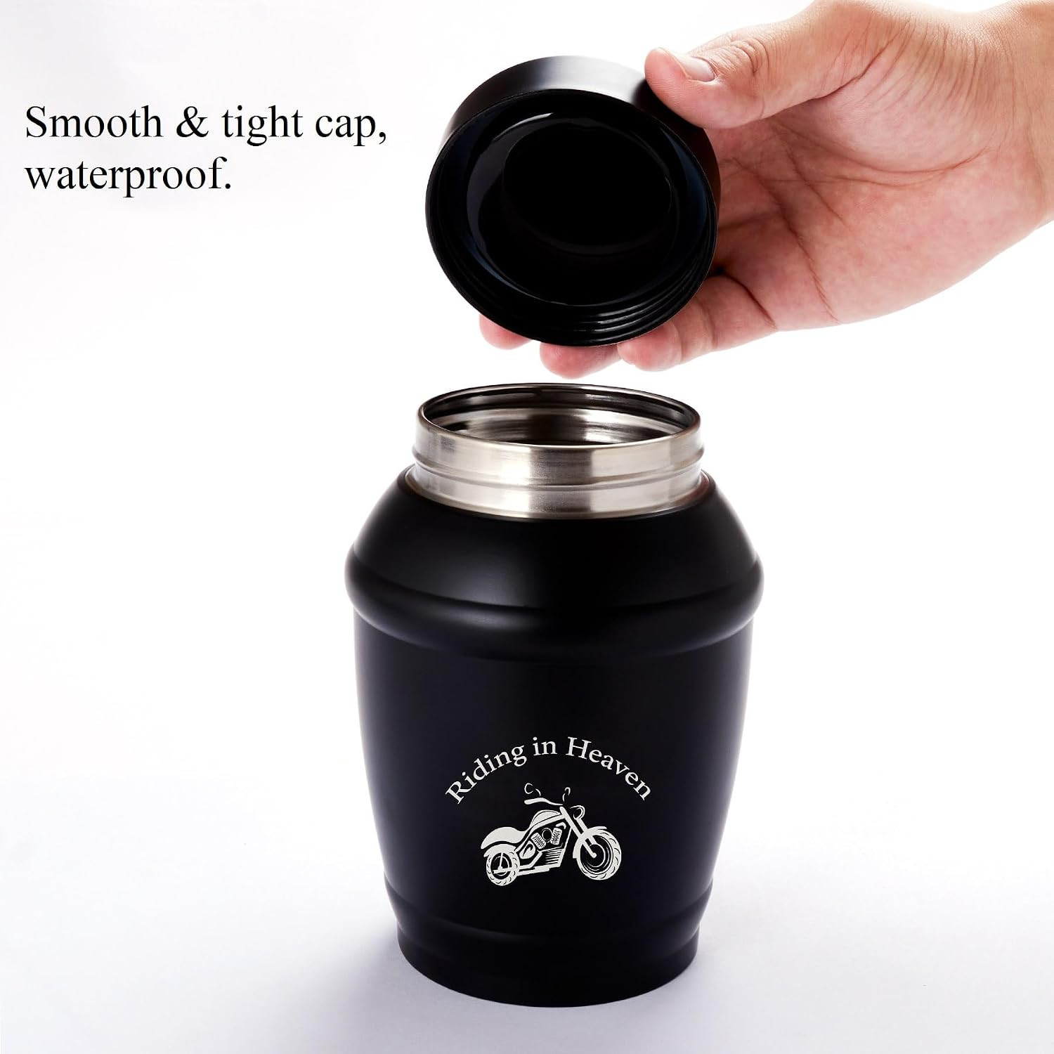 Medium Motorcycle Urn for Ashes Male/Men/Grandpa/Dad/Brother/Son | 5.7 Inch