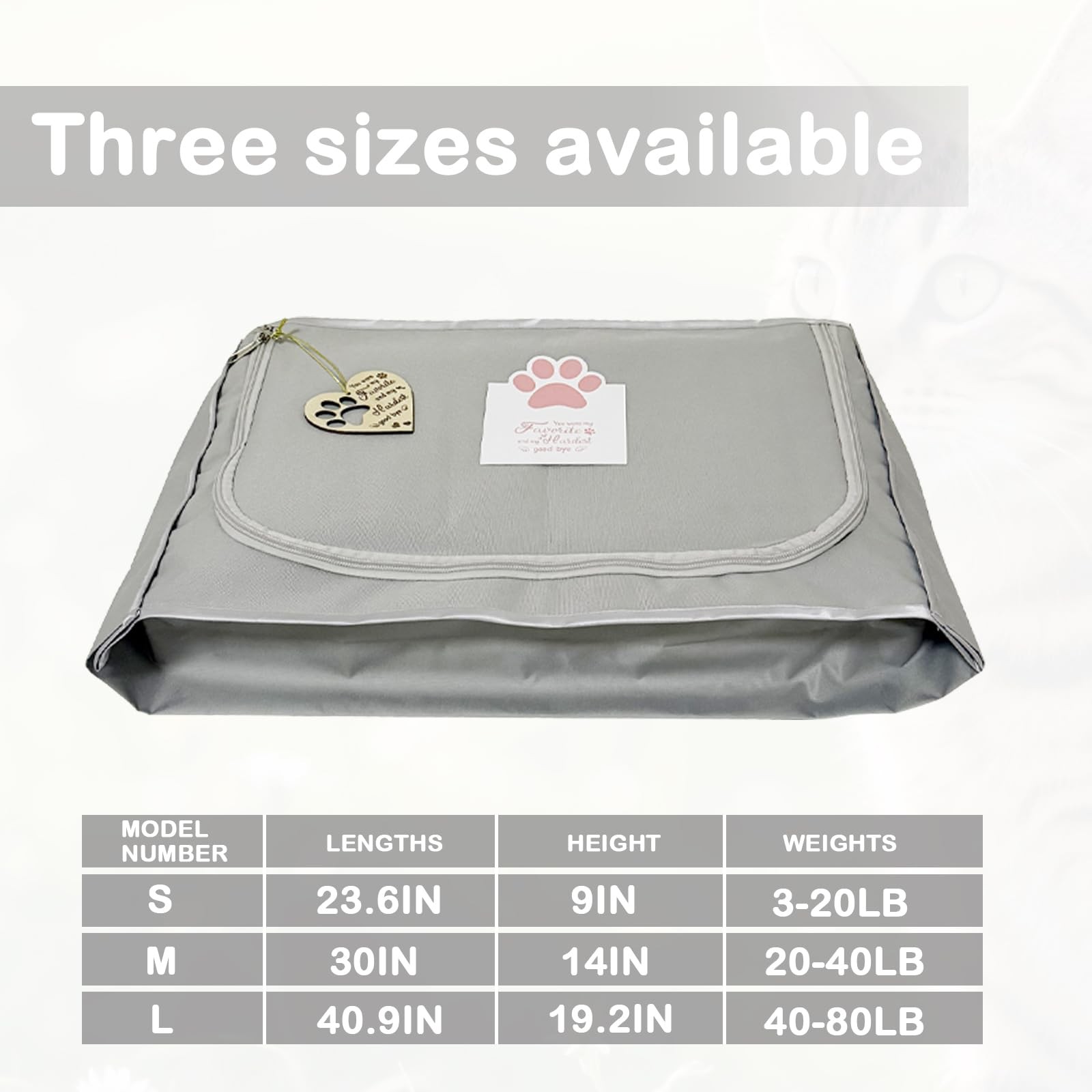 LZHTIME Pet Burial, Eco Friendly Pet Body Bag Suitable for All Kinds of Pets Pet