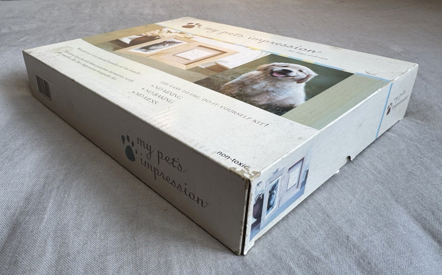 My Pets Impression Memorial Cat Dog Picture Keepsake Paw Print Kit No Mix No Mes