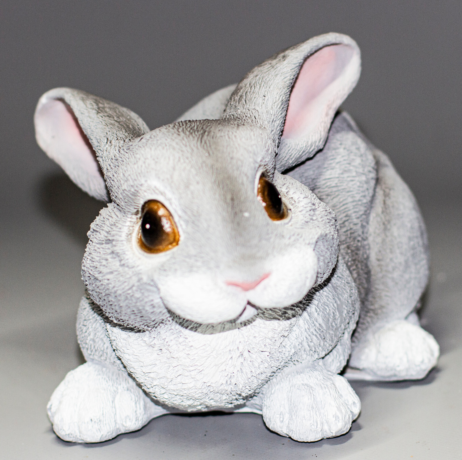 Cremation Urn Pet Ashes Bunny Rabbit Statue Memorial Casket Lifelike Grave Decor