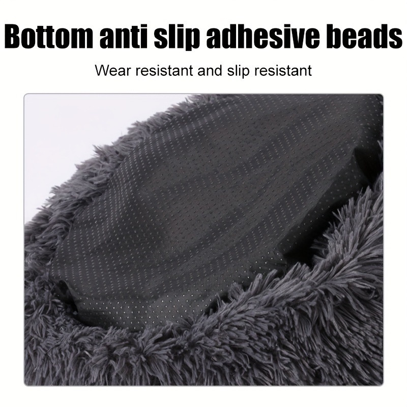 Non-Slip Dog Or Cat Beds Multiple Sizes, Calming Pet Beds For Indoor Cat Kennel