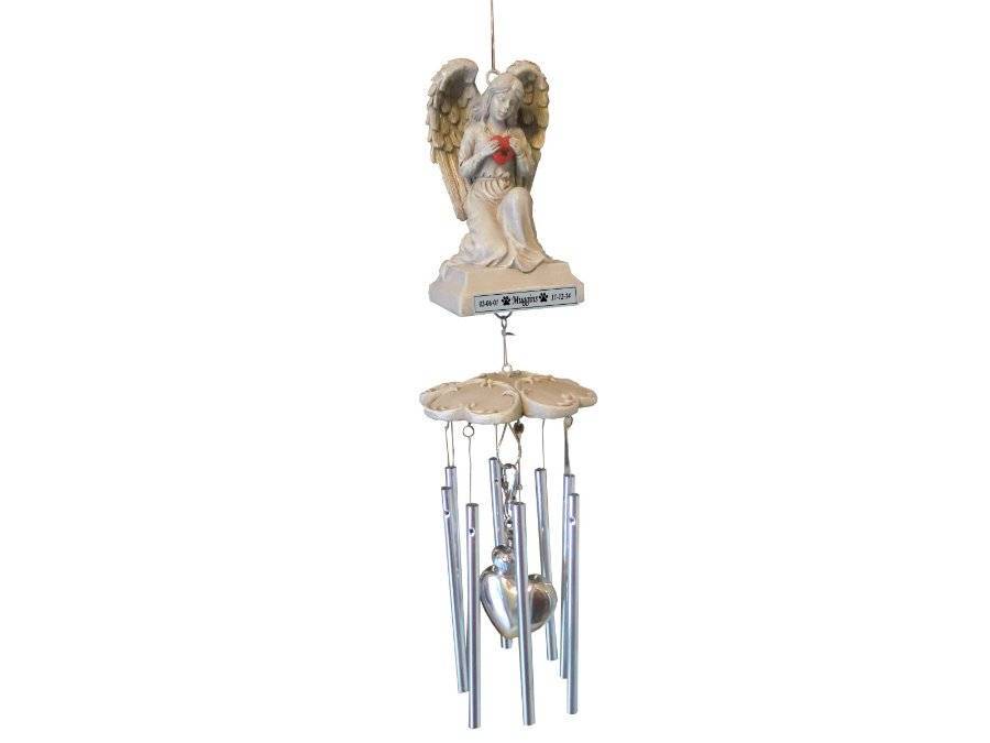 Pet Memorial Wind Chime Keepsake Urn Dog Cat Any Pet FREE Engraved Name Plate