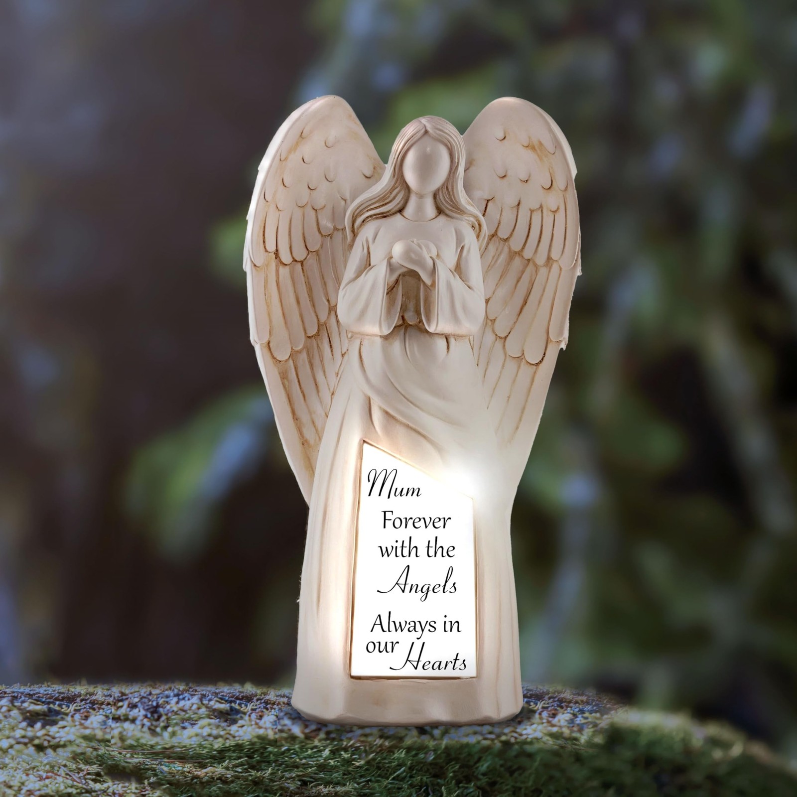 Solar Angel Statue Decoration for Cemetery – Loss of a Mother Sympathy Gifts …